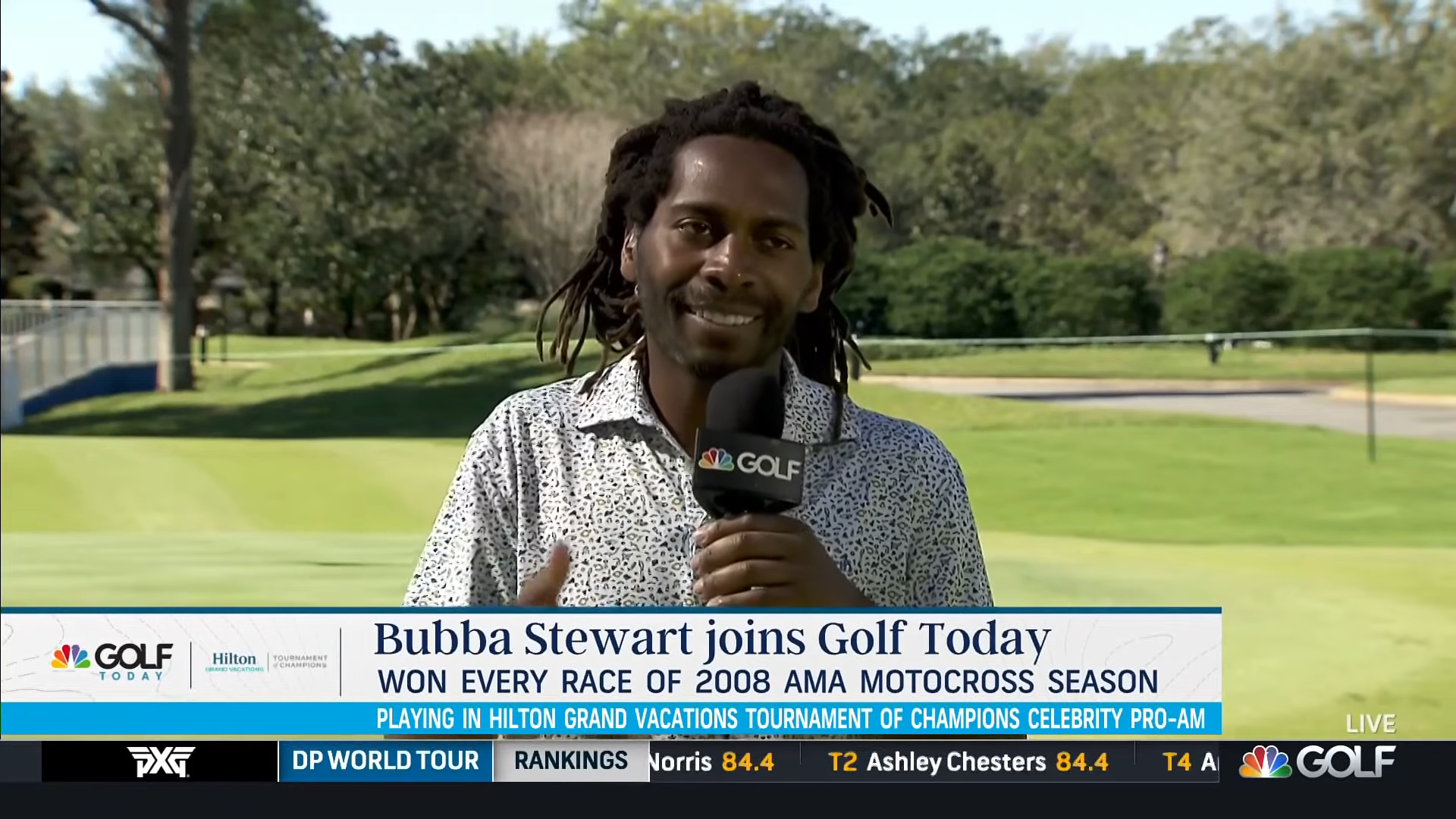 Watch James Stewarts Appearance on the Golf Channel