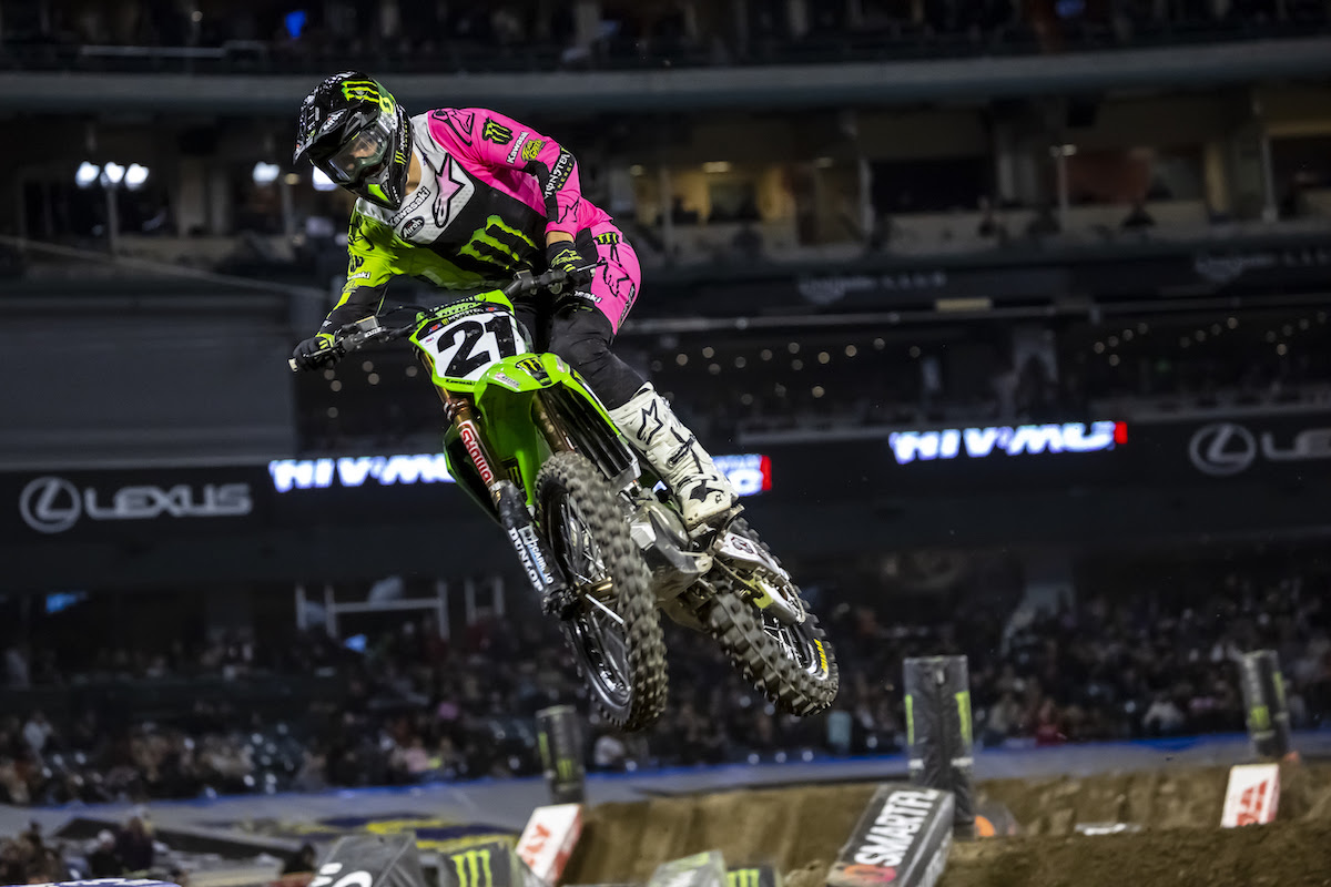 Jason Anderson on the Ken Roczen Pass at Anaheim 2 - Vurbmoto