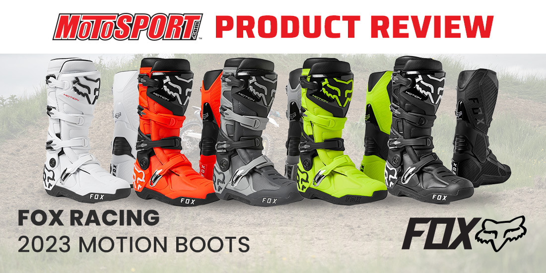 MotoSport Reviews the 2023 Fox Motion Boots - Vurbmoto