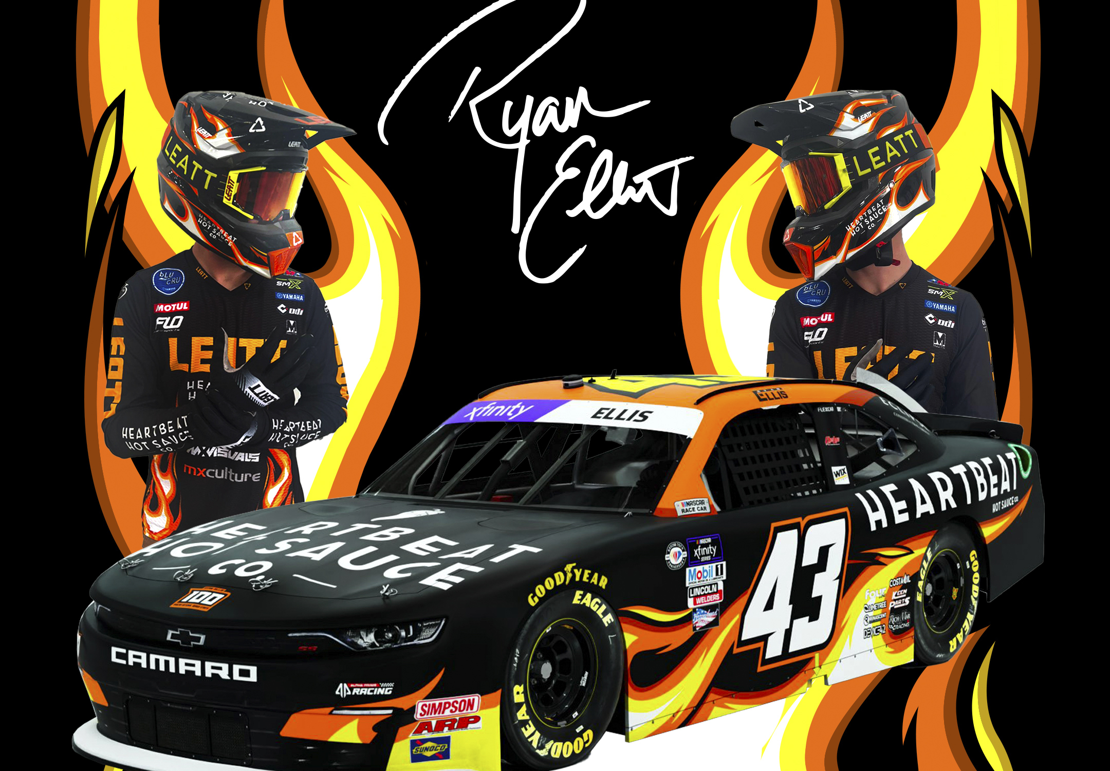 HOT MENU KAI THE 35th SOLO WORKS COMPLE… The Heartbeat Hot Sauce/Team Solitaire, NASCAR Collab is