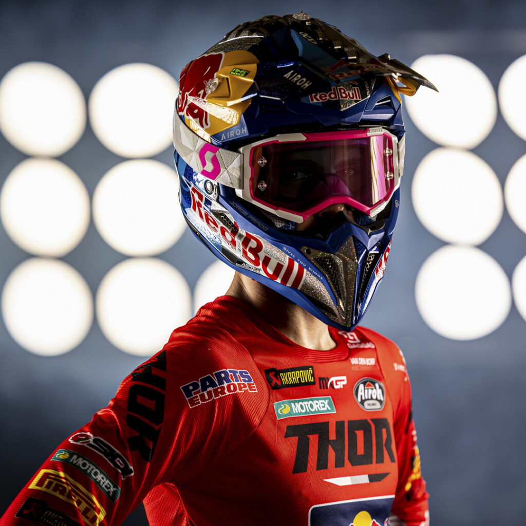 Scott red outlet bull helmet