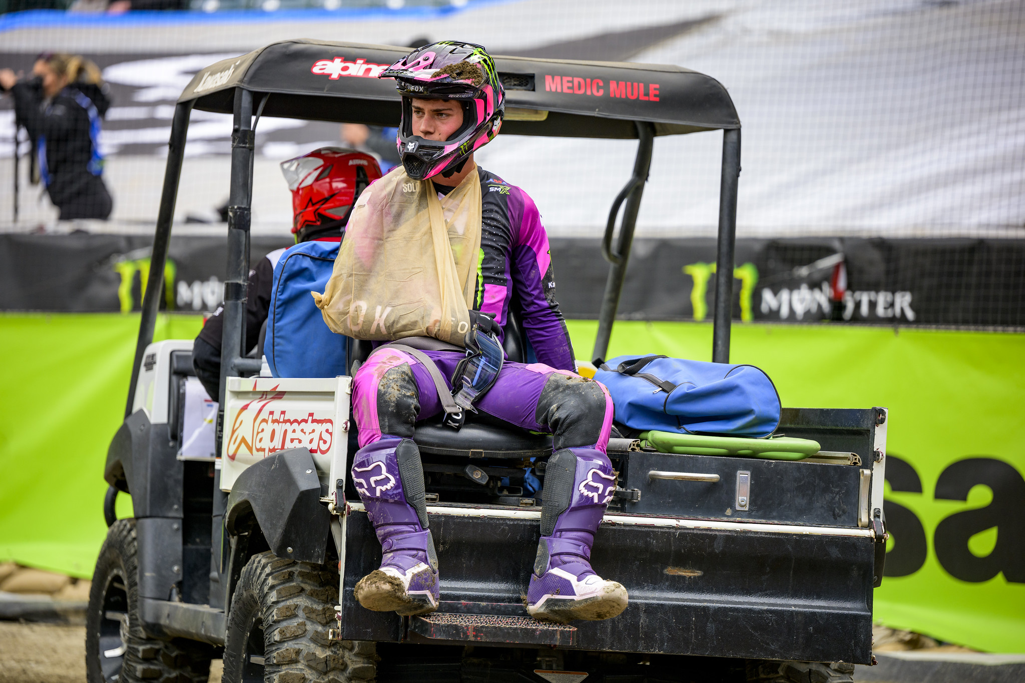 Shoulder Injury to Sideline Jorge Prado for Glendale