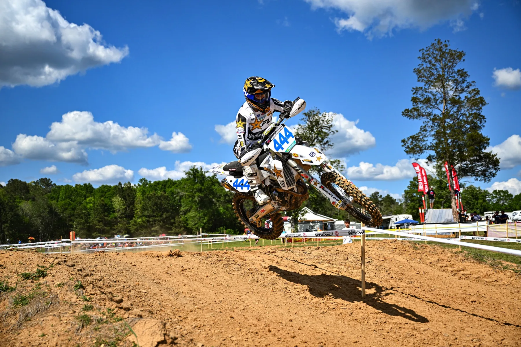 Korie Steede on the Rockstar Energy Husqvarna number 444