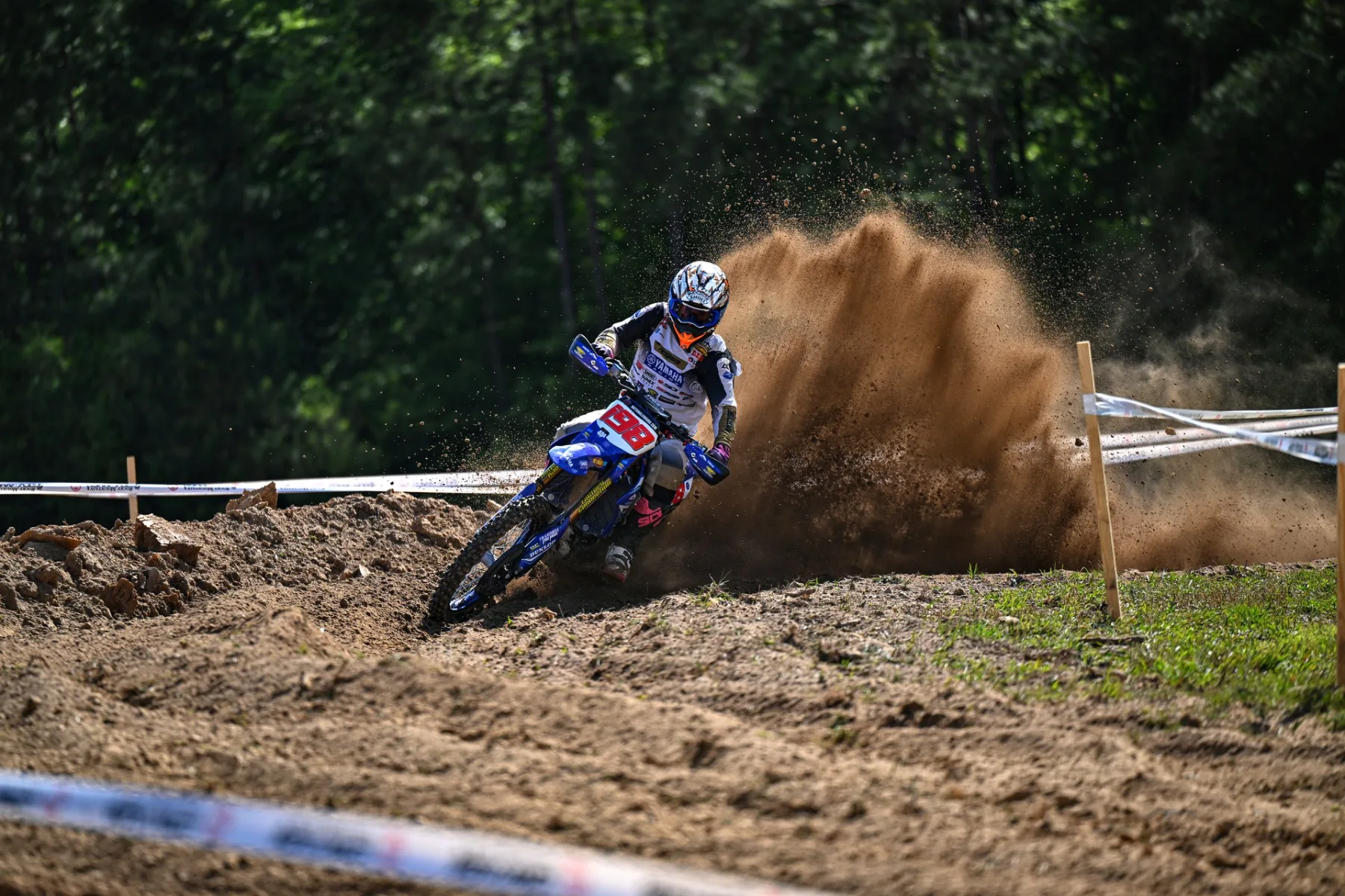 Liam Draper on the AmPro Yamaha